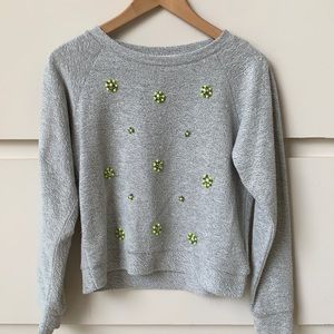 GIANNI Bini shimmering top sweater size small